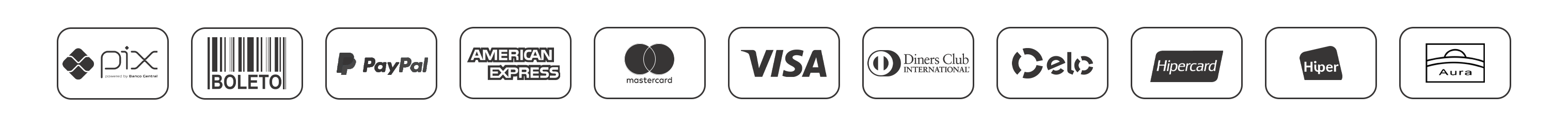 Bandeiras de pagamento